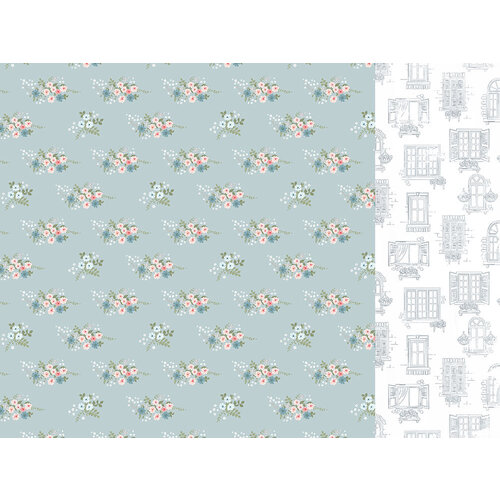Kaisercraft - Flower Shoppe Collection - 12 x 12 Double Sided Paper - Conservatory