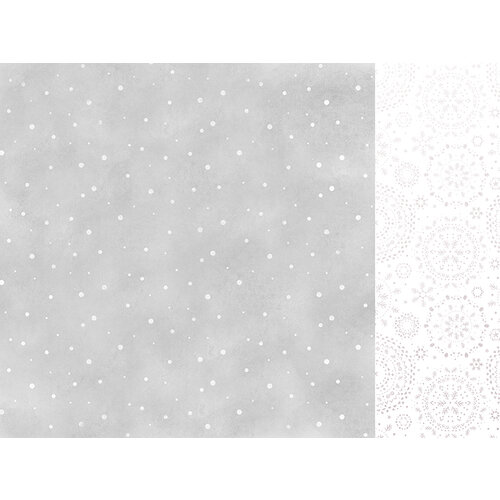 Kaisercraft - Whimsy Wishes Collection - 12 x 12 Double Sided Paper - Falling Snow