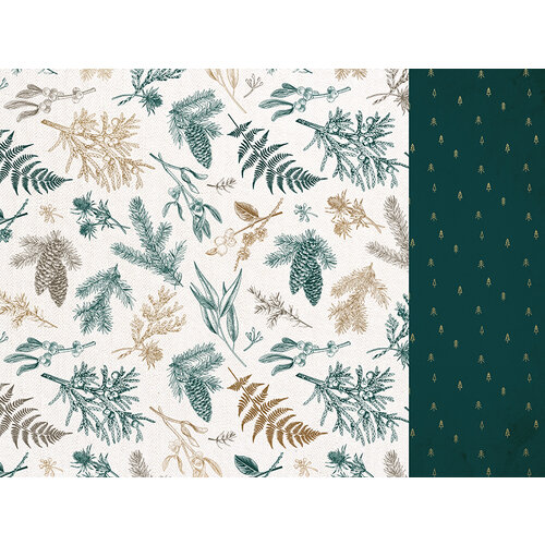 Kaisercraft - Emerald Eve Collection - 12 x 12 Double Sided Paper - Christmas Pine