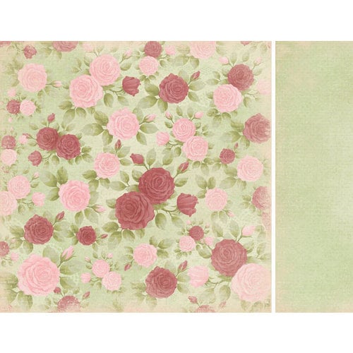 Kaisercraft - English Rose Collection - 12 x 12 Double Sided Paper - Florence