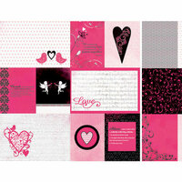 Kaisercraft - Love Notes Collection - Valentine - 12 x 12 Double Sided Paper - Affection