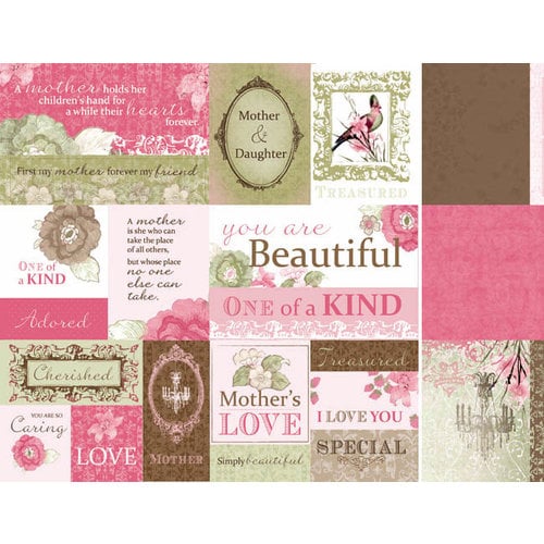 Kaisercraft - Chanteuse Collection - 12 x 12 Double Sided Paper - Marcato