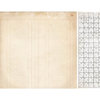 Kaisercraft - Timeless Collection - 12 x 12 Double Sided Paper - Ledger