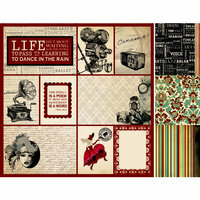 Kaisercraft - Velvet Ensemble Collection - 12 x 12 Double Sided Paper - Stage Show