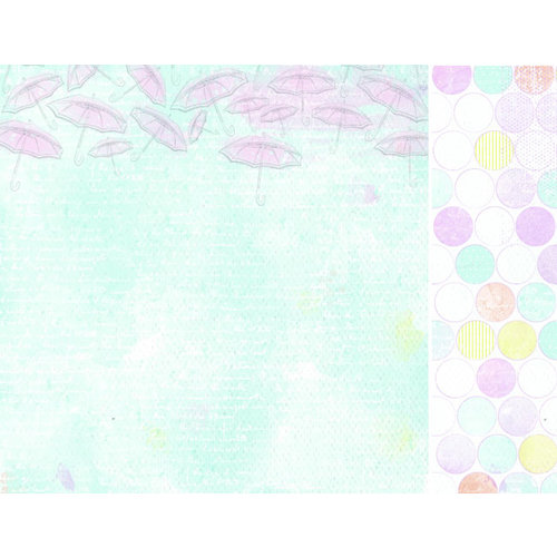 Kaisercraft - Pink Gelato Collection - 12 x 12 Double Sided Paper - Blueberry