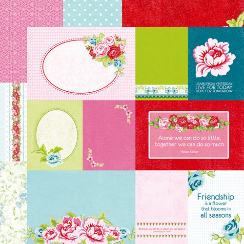 Kaisercraft - Miss Nelly Collection - 12 x 12 Double Sided Paper - Her Habits