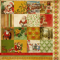 Kaisercraft - December 25th Collection - Christmas - 12 x 12 Double Sided Paper - Love