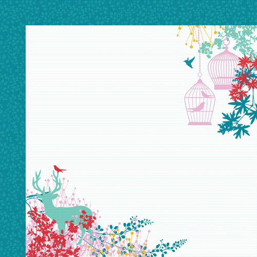 Kaisercraft - Hummingbird Collection - 12 x 12 Double Sided Paper - Avery