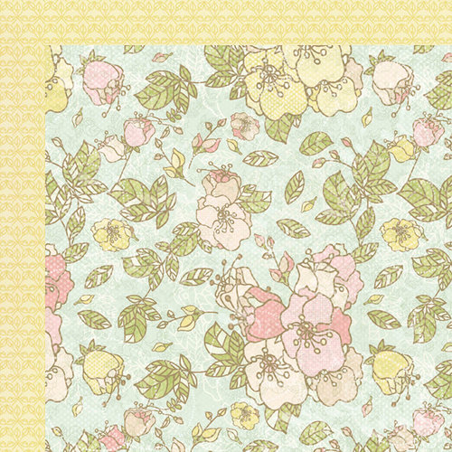 Kaisercraft - Lil' Primrose Collection - 12 x 12 Double Sided Paper - High Tea