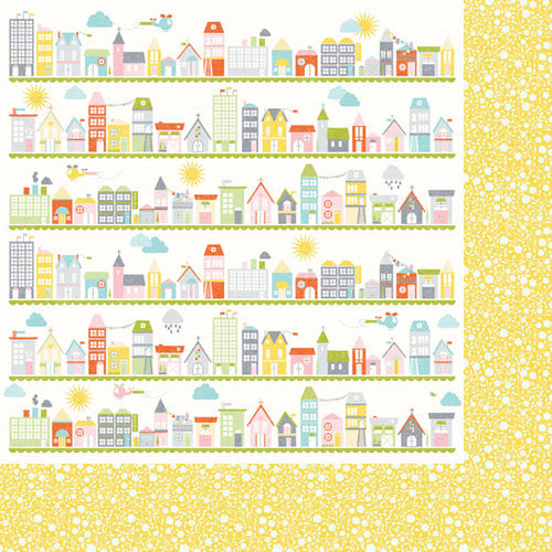 Kaisercraft - Fine and Sunny Collection - 12 x 12 Double Sided Paper - Avenue