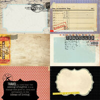Kaisercraft - Check-in Collection - 12 x 12 Double Sided Paper - Voyage