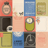 Kaisercraft - Miss Match Collection - 12 x 12 Double Sided Paper - Knick Knacks