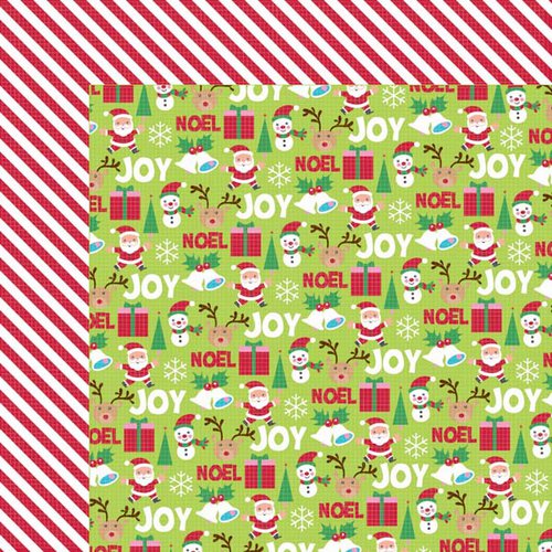 Kaisercraft - Mint Twist Collection - Christmas - 12 x 12 Double Sided Paper - Rudolph