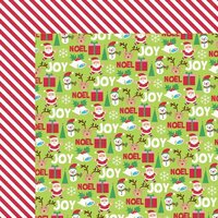 Kaisercraft - Mint Twist Collection - Christmas - 12 x 12 Double Sided Paper - Rudolph