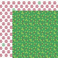 Kaisercraft - Mint Twist Collection - Christmas - 12 x 12 Double Sided Paper - Twist and Twirl