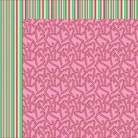 Kaisercraft - Mint Twist Collection - Christmas - 12 x 12 Double Sided Paper - Candy Stripe