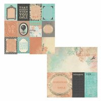 Kaisercraft - Periwinkle Collection - 12 x 12 Double Sided Paper - Rumor