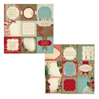 Kaisercraft - Just Believe Collection - Christmas - 12 x 12 Double Sided Paper - Snowflake