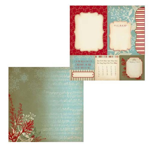 Kaisercraft - Just Believe Collection - Christmas - 12 x 12 Double Sided Paper - Wish List