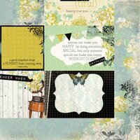 Kaisercraft - Pickled Pear Collection - 12 x 12 Double Sided Paper - Quince