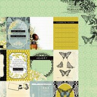 Kaisercraft - Pickled Pear Collection - 12 x 12 Double Sided Paper - Pistachio
