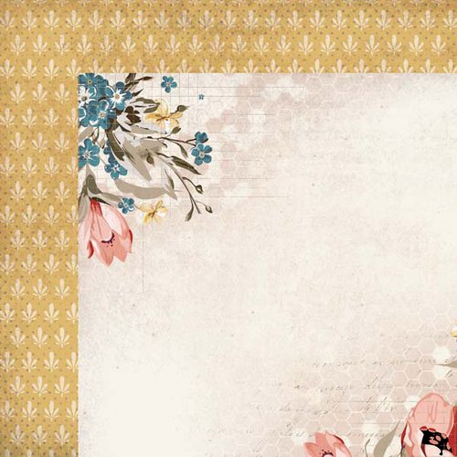 Kaisercraft - Forget-Me-Not Collection - 12 x 12 Double Sided Paper - Queen Bee
