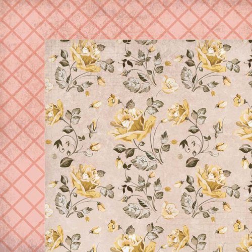Kaisercraft - Forget-Me-Not Collection - 12 x 12 Double Sided Paper - Honeysuckle