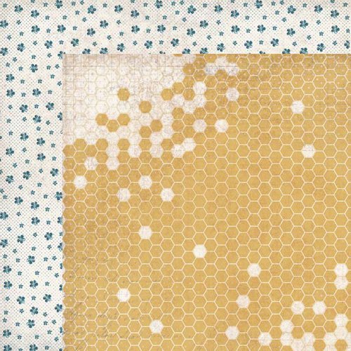 Kaisercraft - Forget-Me-Not Collection - 12 x 12 Double Sided Paper - Honeycomb