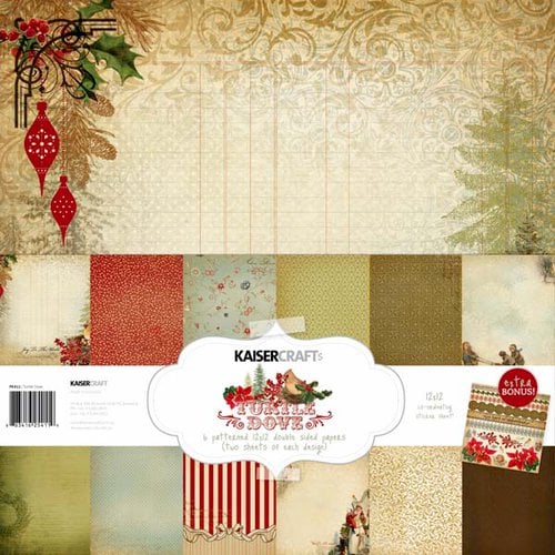 Kaisercraft - Turtle Dove Collection - Christmas - 12 x 12 Paper Pack