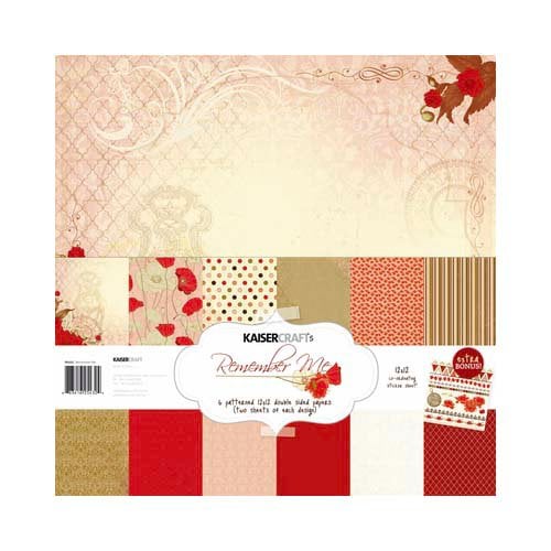 Kaisercraft - Remember Me Collection - 12 x 12 Paper Pack