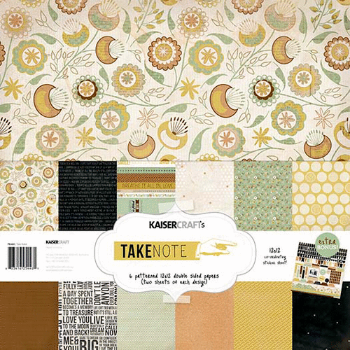 Kaisercraft - Take Note Collection - 12 x 12 Paper Pack