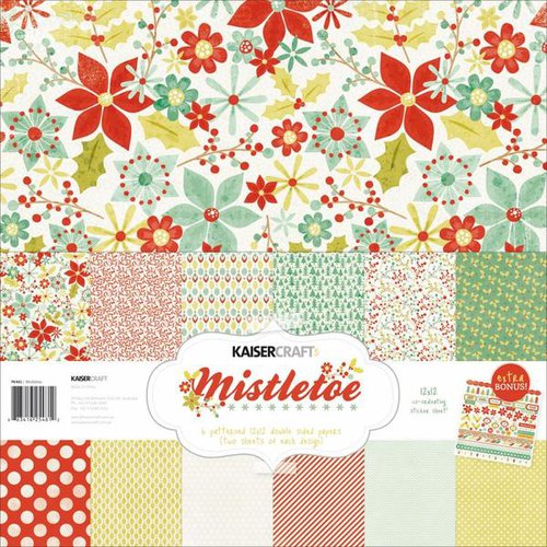 Kaisercraft - Mistletoe Collection - Christmas - 12 x 12 Paper Pack