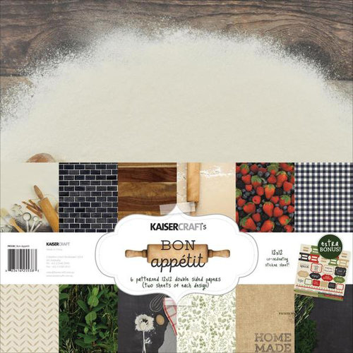 Kaisercraft - Bon Appetit Collection - 12 x 12 Paper Pack