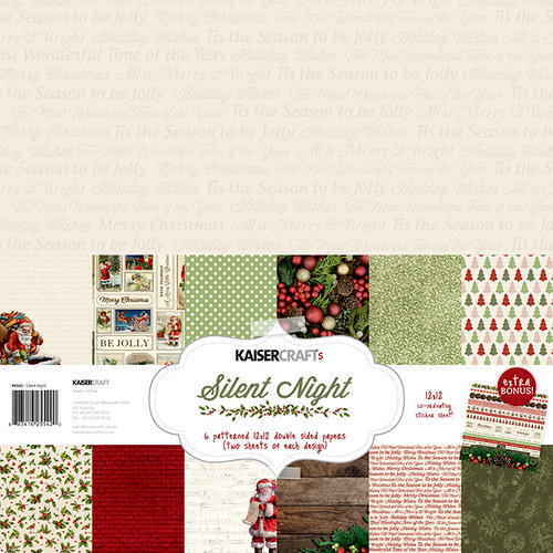 Kaisercraft - Silent Night Collection - Christmas - 12 x 12 Paper Pack