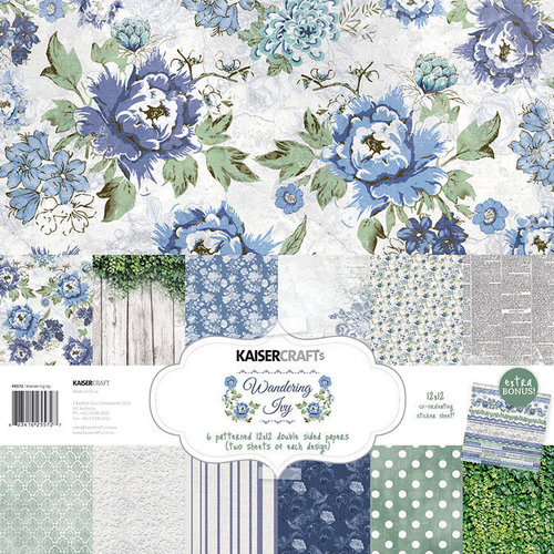 Kaisercraft - Wandering Ivy Collection - 12 x 12 Paper Pack