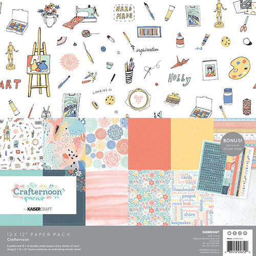Kaisercraft - Crafternoon Collection - 12 x 12 Collection Pack