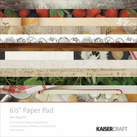 Kaisercraft - Bon Appetit Collection - 6.5 x 6.5 Paper Pad