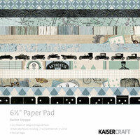 Kaisercraft - Barber Shoppe Collection - 6.5 x 6.5 Paper Pad