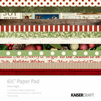 Kaisercraft - Silent Night Collection - Christmas - 6.5 x 6.5 Paper Pad