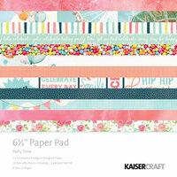 Kaisercraft - Party Time Collection - 6.5 x 6. 5 Paper Pad