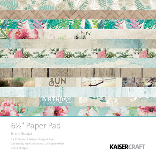 Kaisercraft - Island Escape Collection - 6.5 x 6.5 Paper Pad