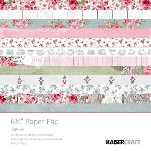 Kaisercraft - High Tea Collection - 6.5 x 6.5 Paper Pad