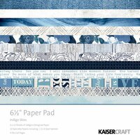 Kaisercraft - Indigo Skies Collection - 6.5 x 6.5 Paper Pad