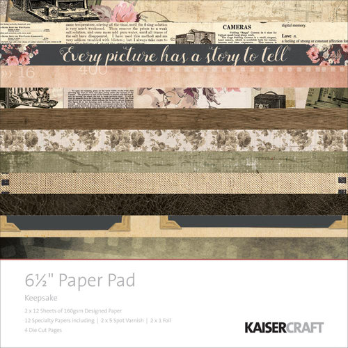 Kaisercraft - Keepsake Collection - 6.5 x 6.5 Paper Pad