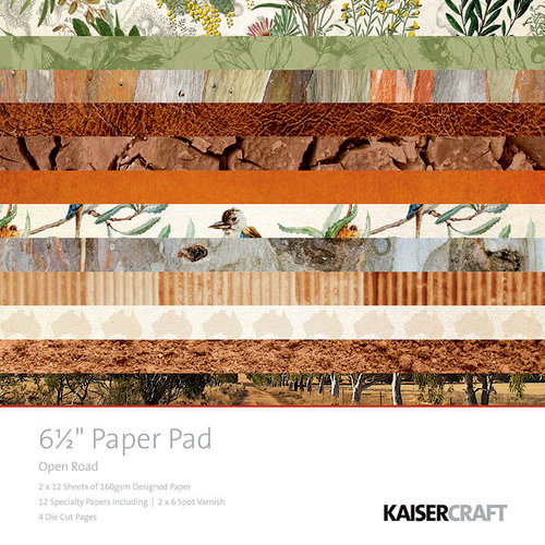 Kaisercraft - Open Road Collection - 6.5 x 6.5 Paper Pad