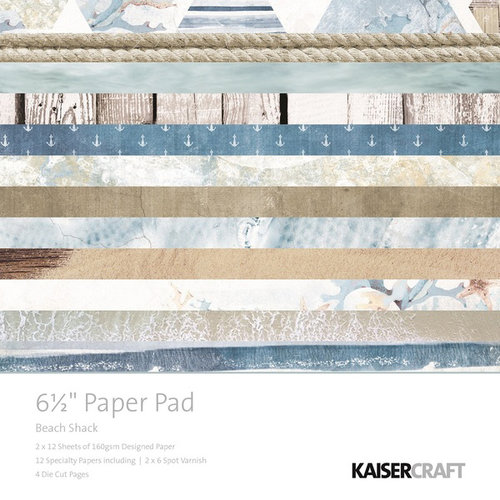 Kaisercraft - Beach Shack Collection - 6.5 x 6.5 Paper Pad