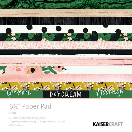 Kaisercraft - Fleur Collection - 6.5 x 6.5 Paper Pad