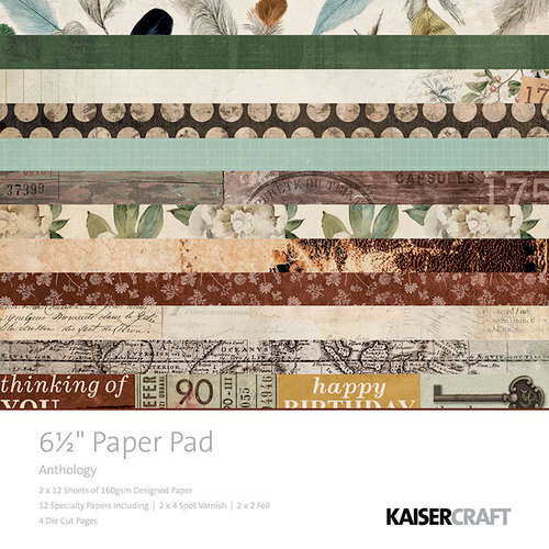 Kaisercraft - Anthology Collection - 6.5 x 6.5 Paper Pad