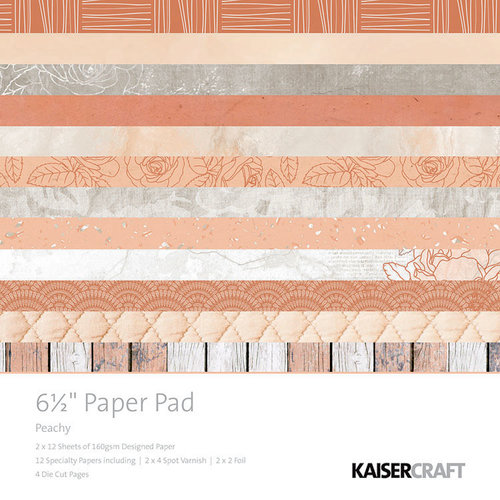 Kaisercraft - Peachy Collection - 6.5 x 6.5 Paper Pad
