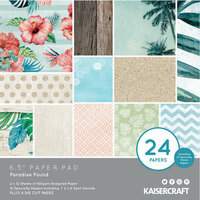 Kaisercraft - Paradise Found Collection - 6.5 x 6.5 Paper Pad